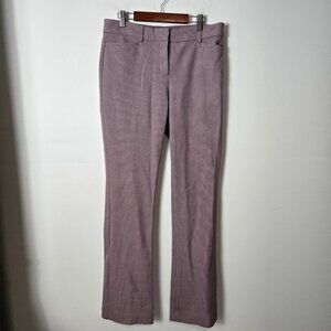 EXPRESS Women's Size 6 Columnist Barely Boot Dress Pants Small Check Mauve